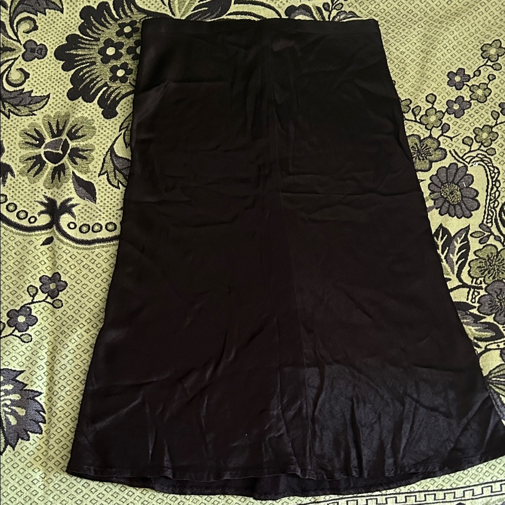 Zara Black A-Line Skirt - Picture 1 of 3